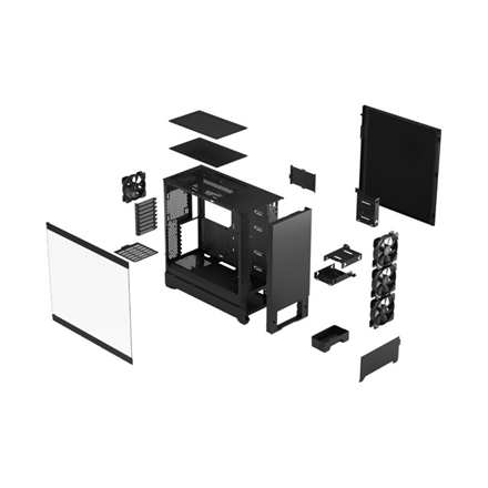Fractal Design Pop XL  Black TG Clear Tint