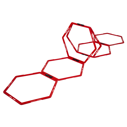 Pure2Improve Hexagon Agility Grid Red