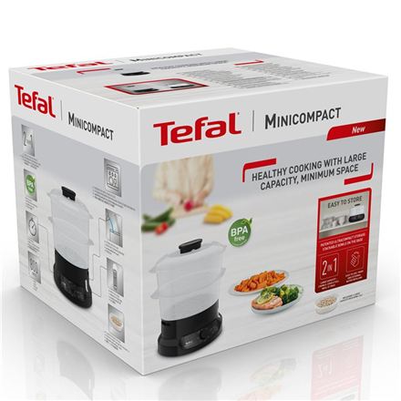 TEFAL Food Steamer VC139810	 Black