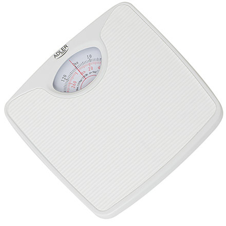 Adler Mechanical bathroom scale AD 8151w Maximum weight (capacity) 130 kg