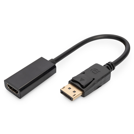 Digitus DisplayPort adapter cable DP to HDMI 15 cm