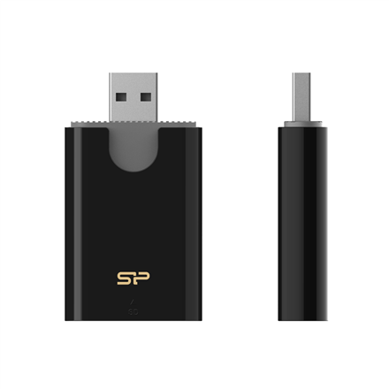 Silicon Power Combo Card Reader SD/MMC and microSD card support