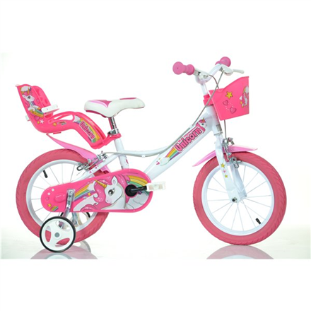 Dino Girl's bike Unicorn Pink