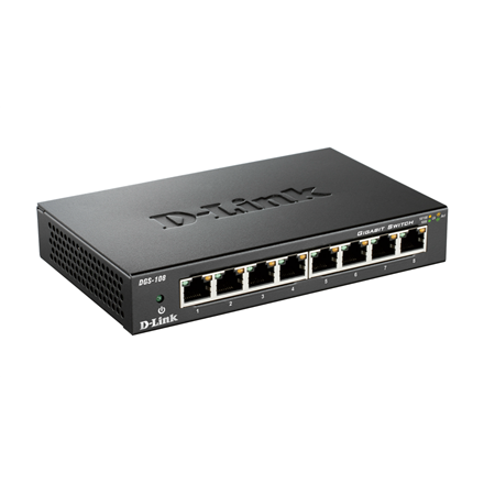 D-Link Switch DGS-108/E	 Unmanaged