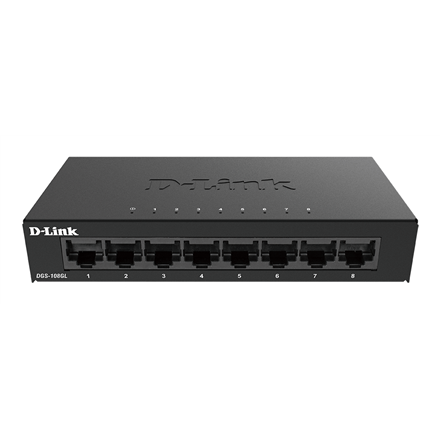 D-Link Switch DGS-108GL/E	 Unmanaged