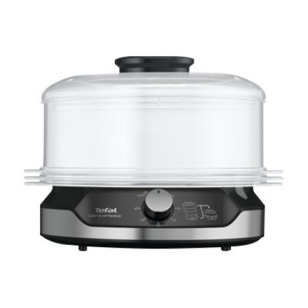 TEFAL Food Steamer VC204810Ultracompact Black 800 W Capacity 9 L Number of baskets 3