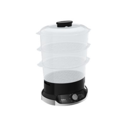 TEFAL Food Steamer VC204810Ultracompact Black 800 W Capacity 9 L Number of baskets 3
