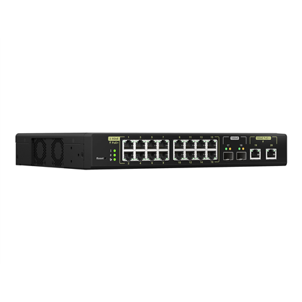 QNAP 16 ports 2.5GbE RJ45 with PoE 802.3at (30W)