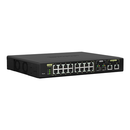 QNAP 16 ports 2.5GbE RJ45 with PoE 802.3at (30W)