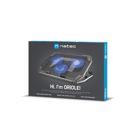 Natec Laptop Cooling Pad ORIOLE 740 g