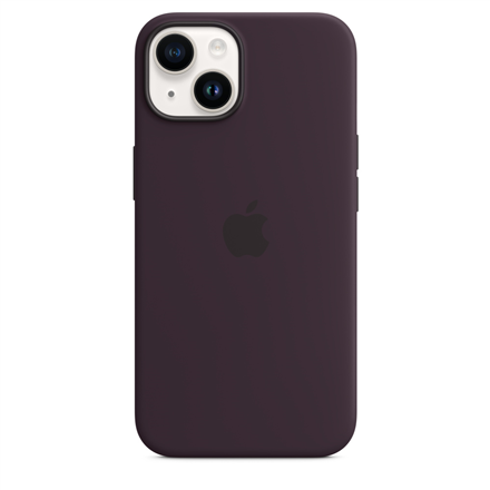 Apple iPhone 14 Silicone Case with MagSafe Elderberry