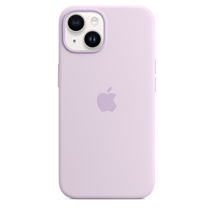 Apple 14 Silicone Case with MagSafe Lilac