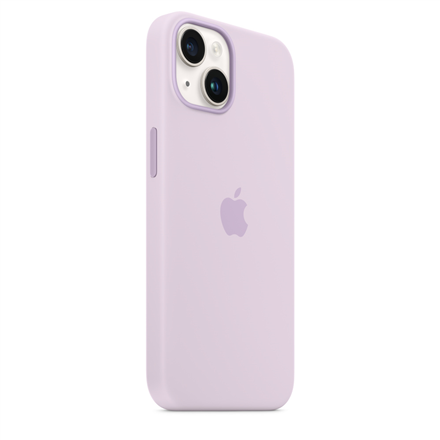 Apple 14 Silicone Case with MagSafe Lilac
