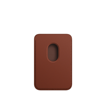 Apple iPhone Leather Wallet with MagSafe Umber