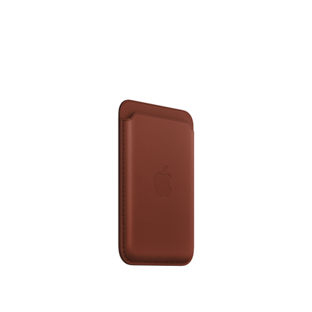 Apple iPhone Leather Wallet with MagSafe Umber