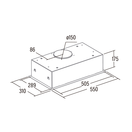 CATA Hood GCB 55 X Canopy