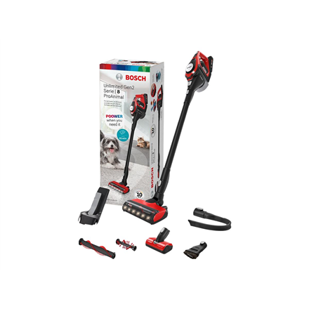 Bosch Vacuum cleaner BBS8214PET Unlimited Gen2 ProAnimal Handstick 2in1 Handstick 2in1 18 V Operatin