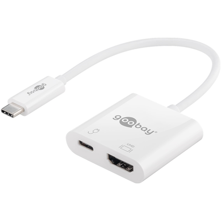 Goobay USB-C HDMI Adapter (4k 60 Hz) 	62110 White