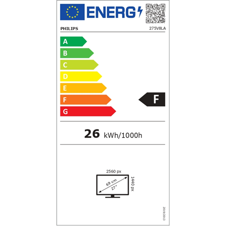 Philips Monitor 	275V8LA/00 27 "