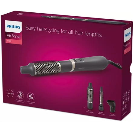 Philips Hair Styler BHA301/00 3000 Series Number of heating levels 3