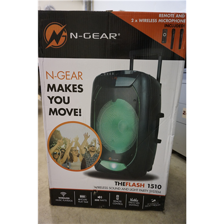 SALE OUT. DAMAGED PACKAGING N-Gear Bluetooth Speaker The Flash 1510 30 W