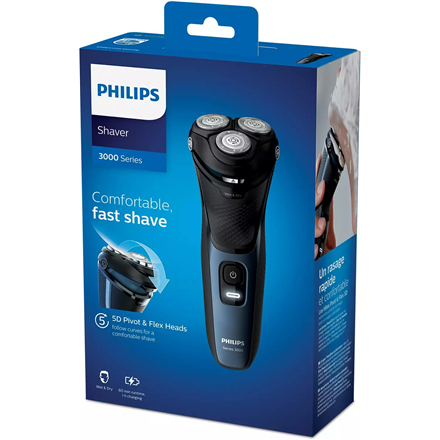 Philips Shaver Series 3000 S3134/51 Operating time (max) 60 min