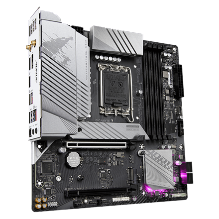 Gigabyte B760M AORUS ELITE AX 1.0 M/B Processor family Intel