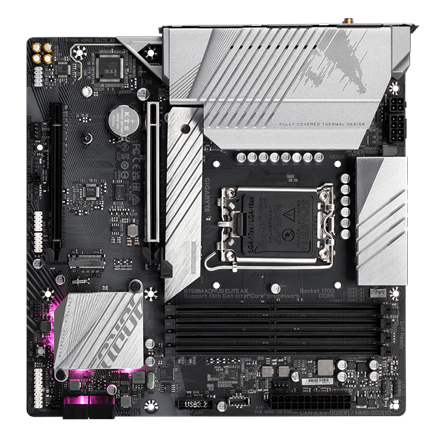 Gigabyte B760M AORUS ELITE AX 1.0 M/B Processor family Intel