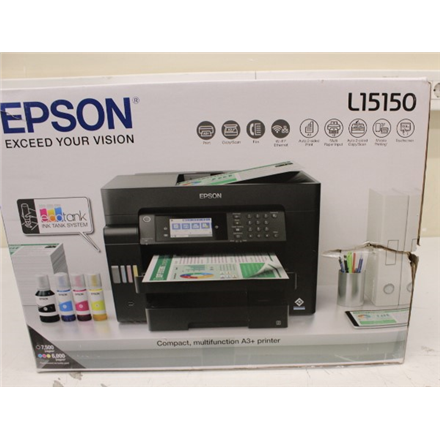 SALE OUT. Epson EcoTank L15150 Pint Scan Copy Fax | Epson EcoTank L15150 | Inkjet | Colour | Multicu