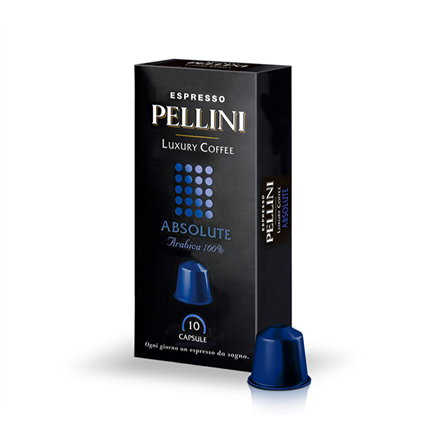 Pellini Top Luxury Absolute Ground coffee capsules Coffee Capsules for Nespresso coffee machines 10 