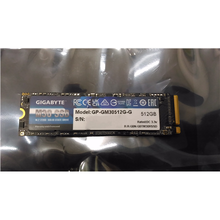 SALE OUT. GIGABYTE SSD 512GB M.2 2280 PCIe | Gigabyte | REFURBISHED
