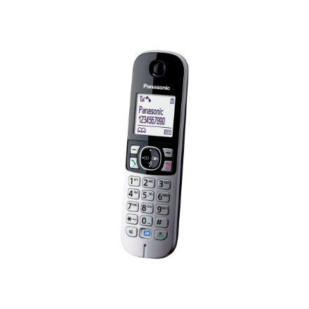 Panasonic Cordless phone | KX-TG6811PDB | Built-in display | Black