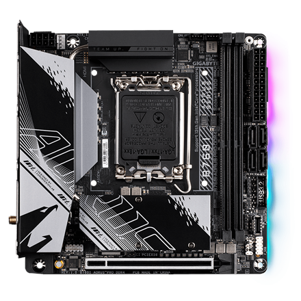 Gigabyte B760I AORUS PRO DDR4 1.0 M/B Processor family Intel