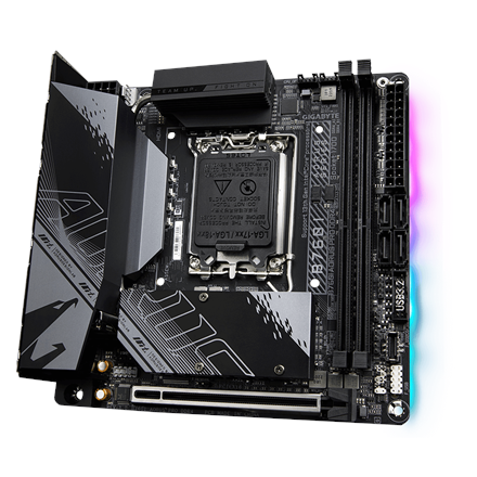 Gigabyte B760I AORUS PRO DDR4 1.0 M/B Processor family Intel