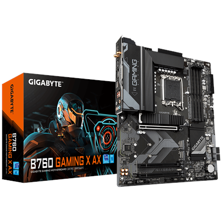 Gigabyte B760 GAMING X AX 1.1 M/B Processor family Intel