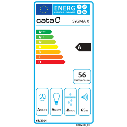CATA Hood SYGMA 6000 X Wall mounted