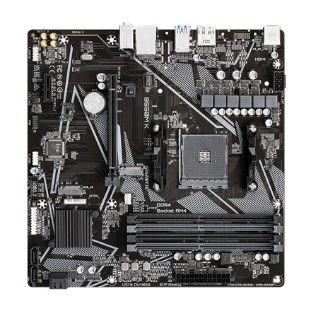 Gigabyte B550M K 1.0 M/B Processor family AMD