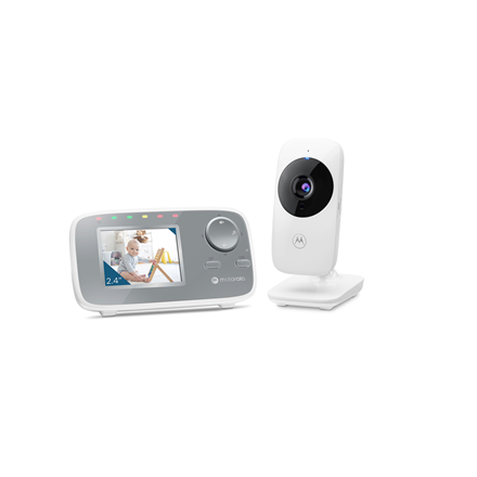 Motorola Video Baby Monitor VM482 2.4" White/Grey