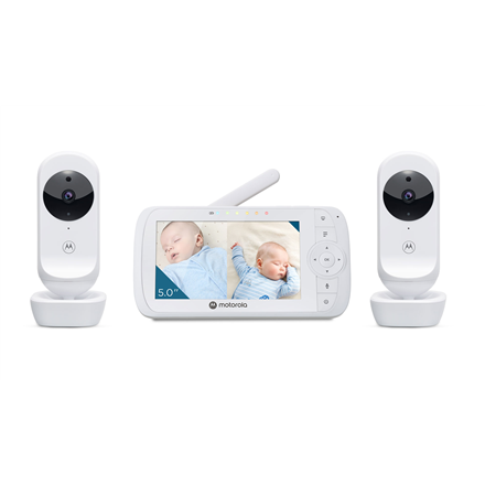 Motorola Video Baby Monitor - Two camera pack  VM35-2 5.0"  White