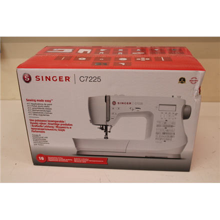 SALE OUT.  | Singer | Sewing Machine | C7225 | Number of stitches 200 | Number of buttonholes 8 | Wh