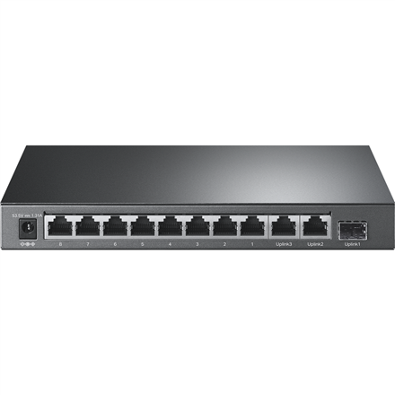 TP-LINK 8-Port 10/100Mbps+3-Port Gigabit Desktop Switch with 8-Port PoE+ TL-SL1311P Unmanaged