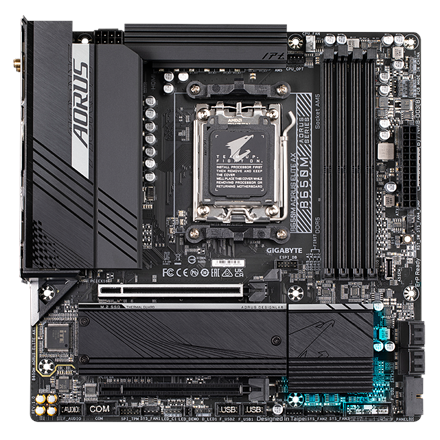 Gigabyte B650M AORUS ELITE AX 1.0 M/B Processor family AMD