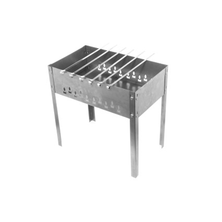 MUSTANG Charcoal grill with 6 skewers 263591 Grill Steel
