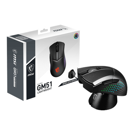 MSI Lightweight Wireless Gaming Mouse  GM51 Gaming Mouse