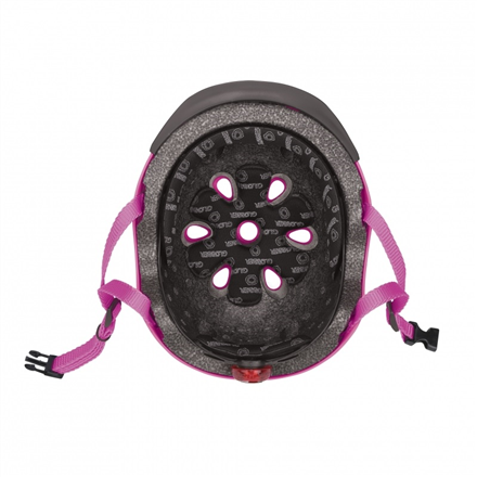 Globber Helmet Elite Lights Flowers  507-310 Pink