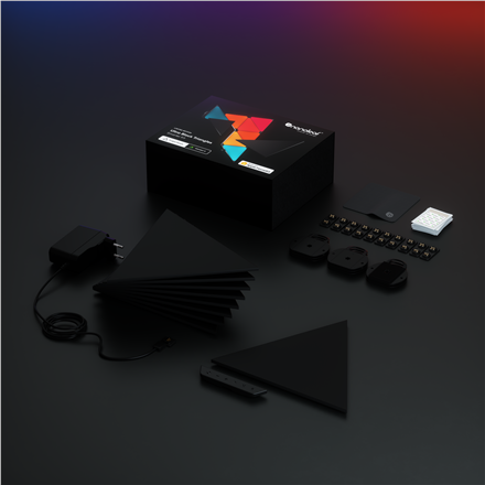 Nanoleaf Shapes Black Triangles Starter Kit (9 panels)