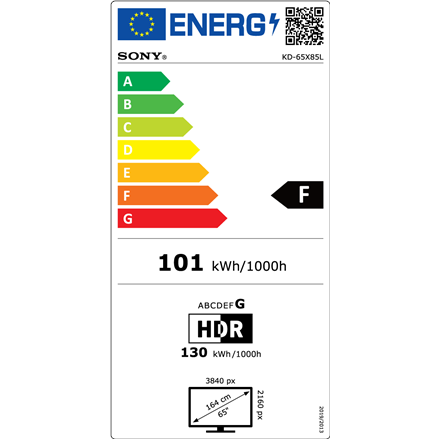 Sony KD65X85L 65" (164cm) 4K Ultra HD Smart Google Full Array LED TV