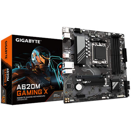 Gigabyte 	A620M GAMING XG10 Processor family AMD