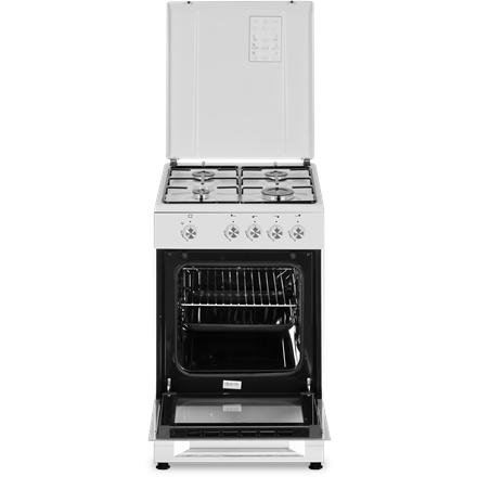 Simfer | Cooker | 4401SGRBB.1 | Hob type Gas | Oven type Gas | White | Width 50 cm | Depth 55 cm | 4