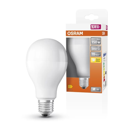 Osram Parathom Classic LED 150 non-dim 19W/827 E27 bulb